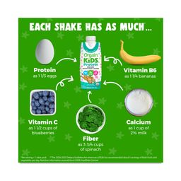 Kids Protein Organic Nutritional Shake, Fruity Cereal