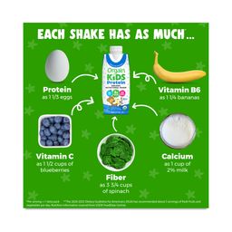 Kids Protein Organic Nutritional Shake, Vanilla