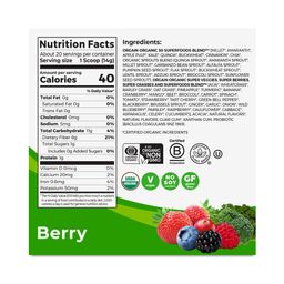 Organic Superfoods + Probiotics Powder, Berry