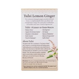 Tulsi Lemon Ginger Tea