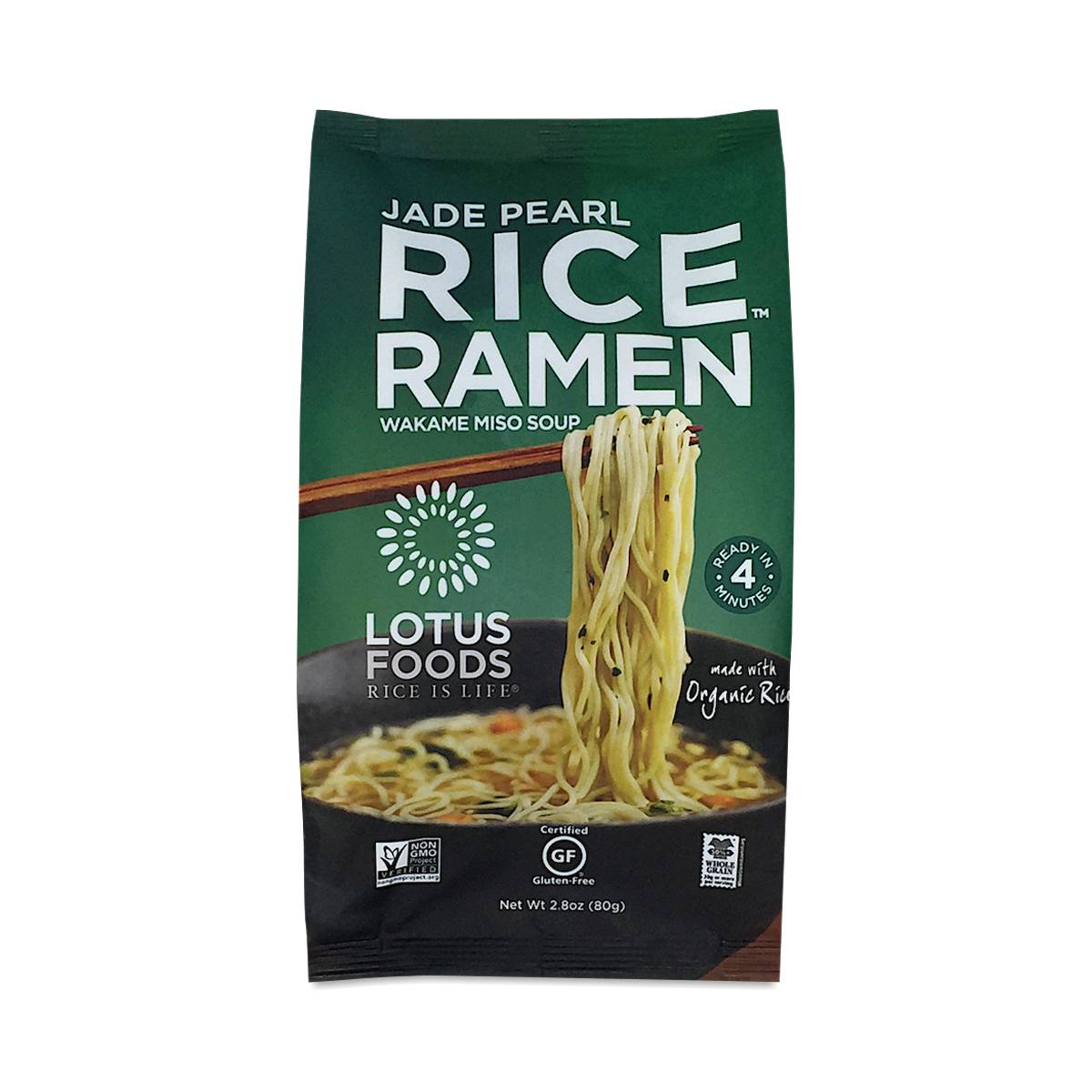 Organic Jade Pearl Rice Ramen with Miso Soup
