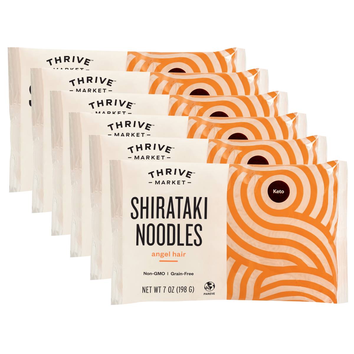 Organic Shirataki Noodles, Angel Hair 6 Pack