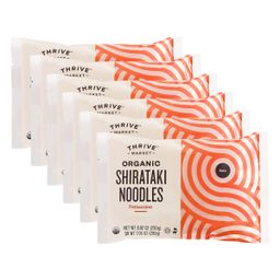 Organic Shirataki Noodles, Fettuccine, 6 Pack