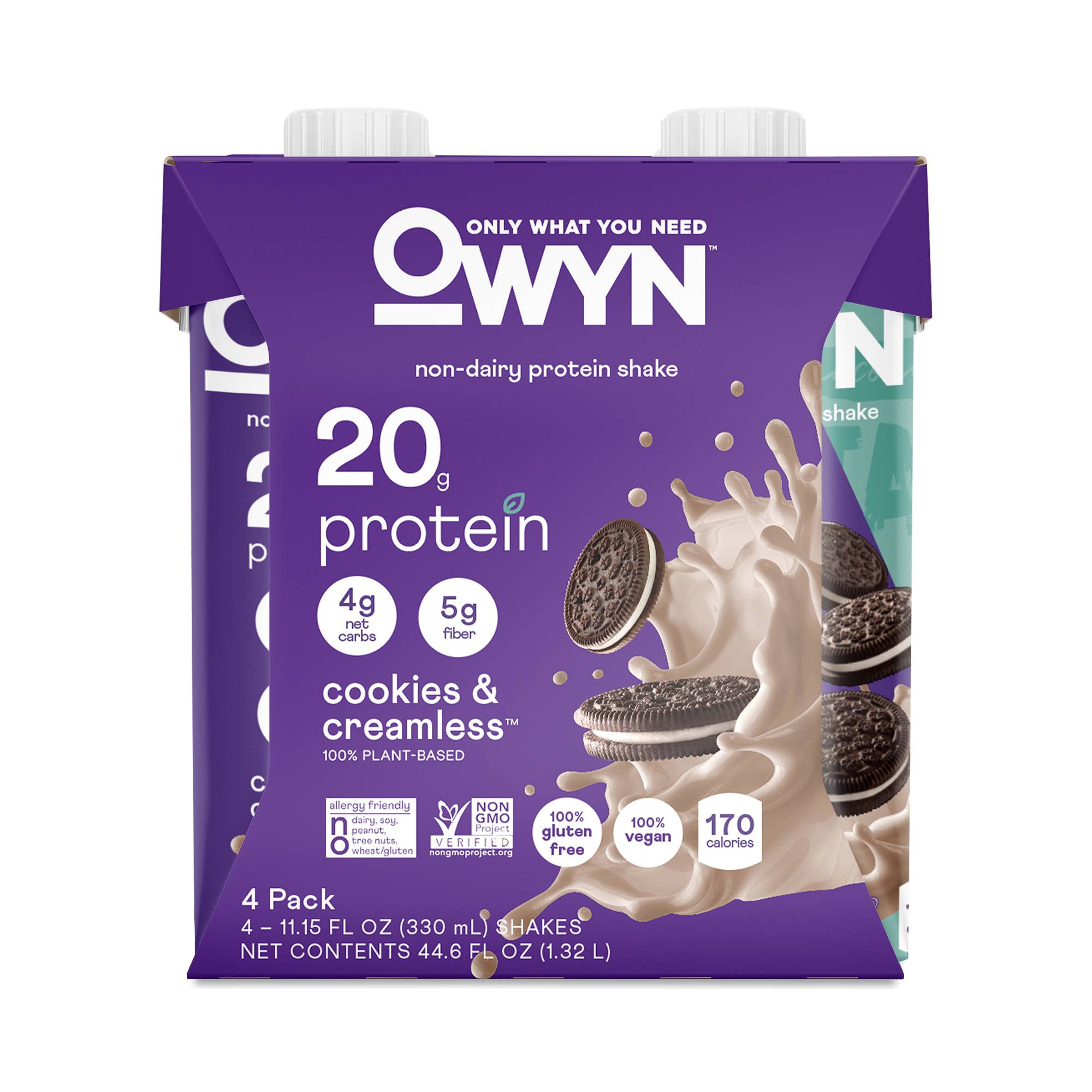 Plant-Based Protein Shake, Cookies & Creamless
