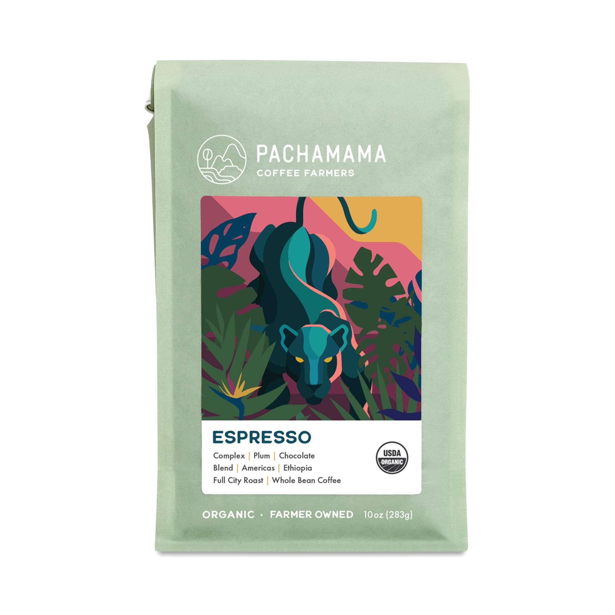 Organic Whole Bean Coffee, Espresso Full City Roast