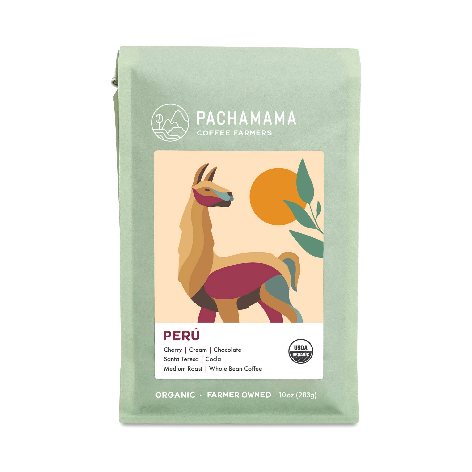 Regenerative Organic Whole Bean Coffee, Peru Medium Roast