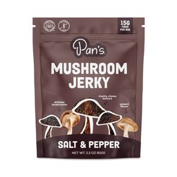 Mushroom Jerky, Salt & Pepper