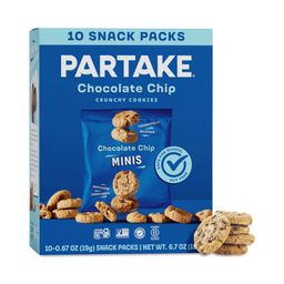 Mini Crunchy Cookies, Chocolate Chip, Snack Pack