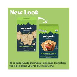Organic Crackers, Rosemary Garlic