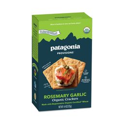 Organic Crackers, Rosemary Garlic