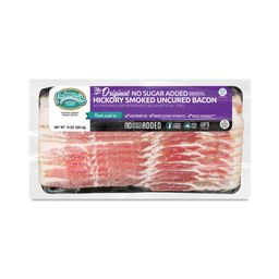 Hickory Smoked Uncured Bacon, No Sugar Added