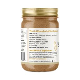 Sprouted Almond Butter, Naked Creamy, Value Size