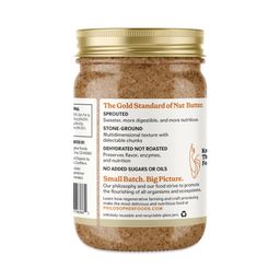 Sprouted Almond Butter, Naked Crunchy, Value Size