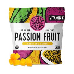 Organic Passion Fruit Cubes, Seedless