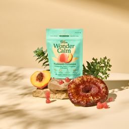 Wonder Calm Mushroom Gummies, Summer Peach