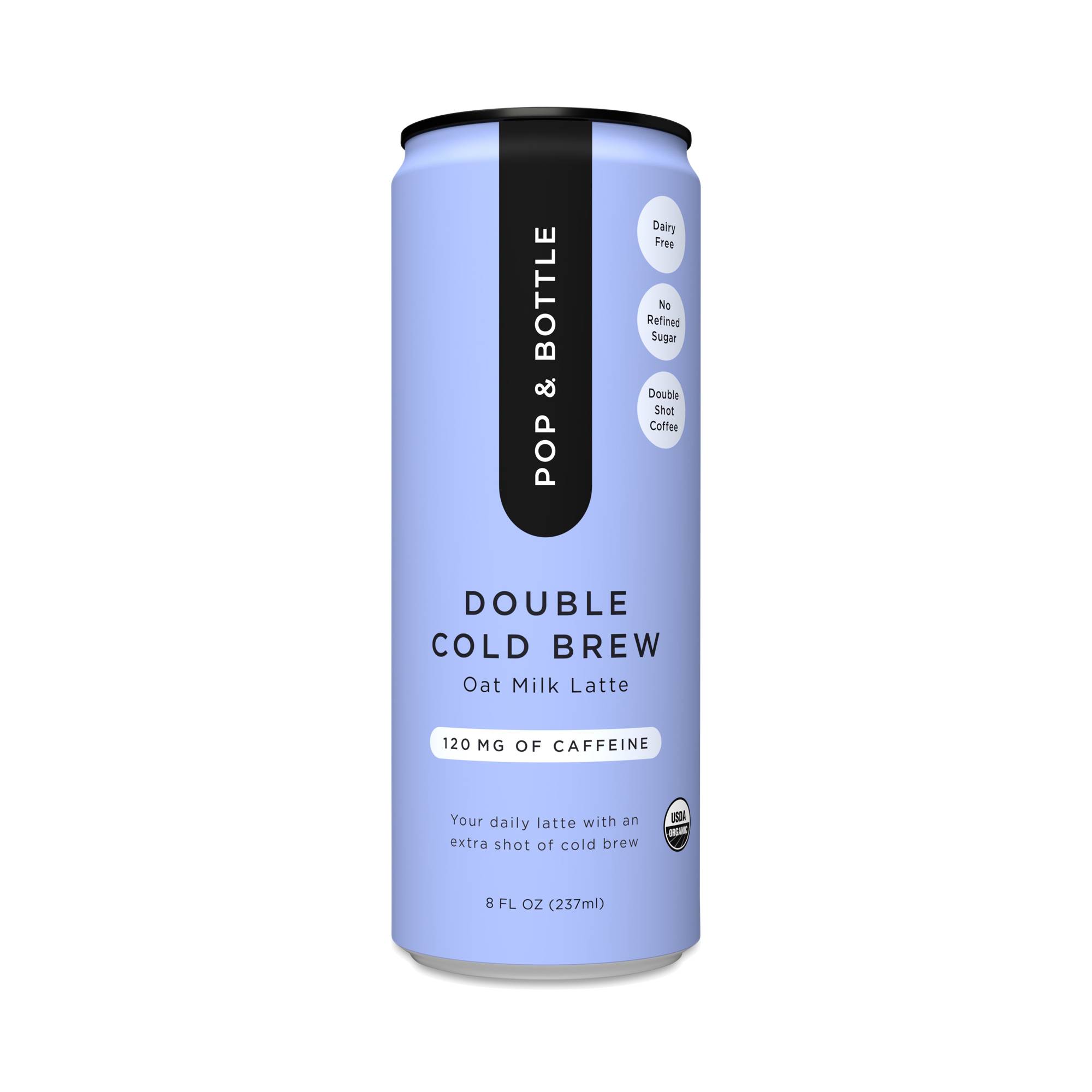 Oat Milk Latte, Double Cold Brew