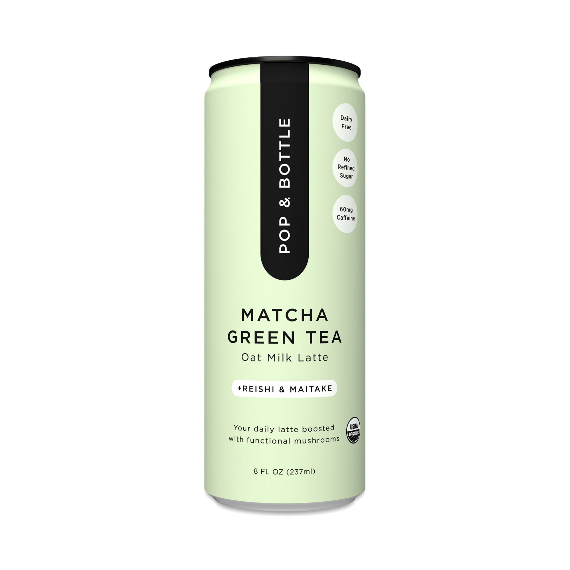Oat Milk Latte, Matcha Green Tea