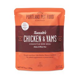 Tuxedo's Chicken & Yams Homestyle Dog Meal