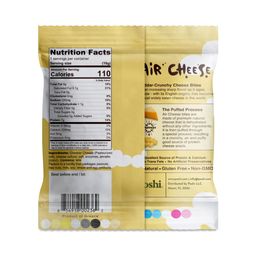 Air Cheese Crunchy Cheese Bites, Cheddar, Snack Pack