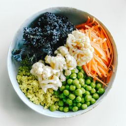 Steamed & Marinated Cauliflower, Salt & Black Pepper