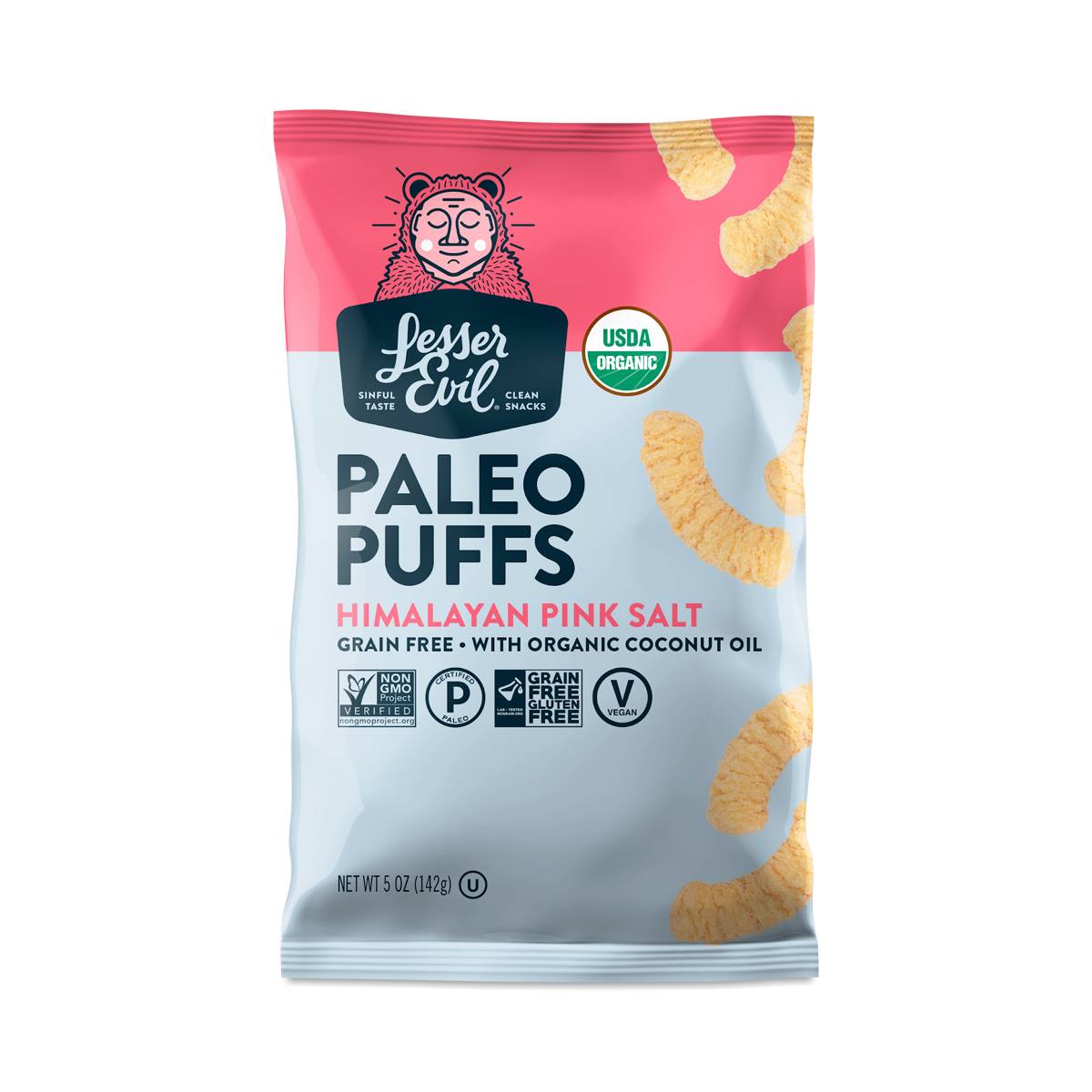 LesserEvil Paleo Puffs Himalayan Pink Salt