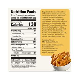 Pretzel Crackers, Honey Mustard