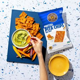 Pretzel Pita Chips, Sea Salt