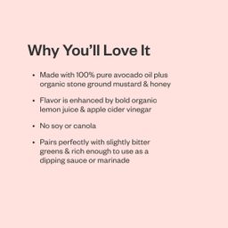 Honey Mustard Vinaigrette with Avocado Oil