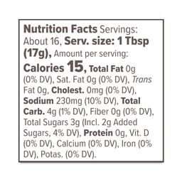 Organic Teriyaki Sauce, No Soy