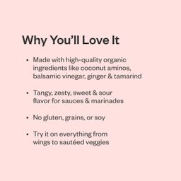 Organic Teriyaki Sauce, No Soy
