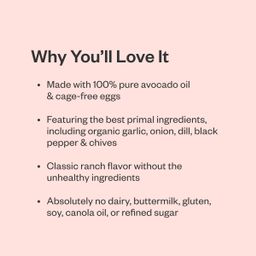 Ranch Dressing with Avocado Oil