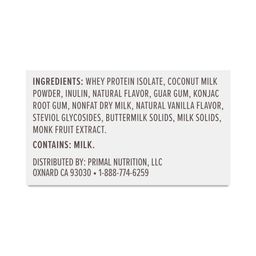 Primal Fuel Protein Powder, Vanilla Coconut