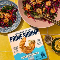 Seasoned Shrimp, Lemon & Cracked Pepper