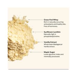 Grass-fed Whey, Madagascar Vanilla