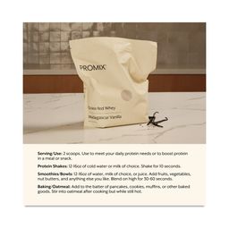 Grass-fed Whey, Madagascar Vanilla