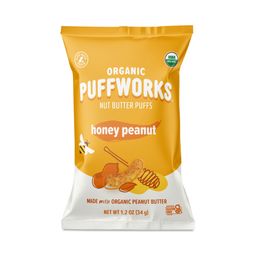 Organic Nut Butter Puffs, Honey Peanut