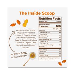 Organic Nut Butter Puffs, Honey Peanut
