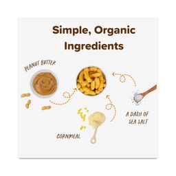 Organic Nut Butter Puffs, Peanut Butter