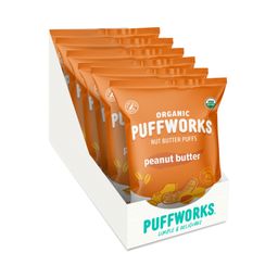 Organic Nut Butter Puffs, Peanut Butter