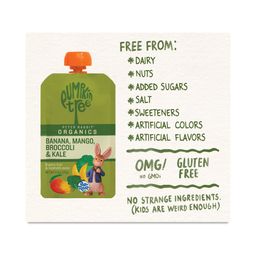 Banana, Mango, Broccoli & Kale Pouches