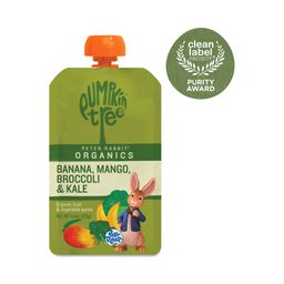 Banana, Mango, Broccoli & Kale Pouches