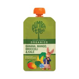 Banana, Mango, Broccoli & Kale Pouches
