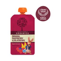 Banana, Raspberry & Blueberry Pouches