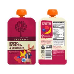 Peter Rabbit Puree Pouches Variety Pack, Fruit