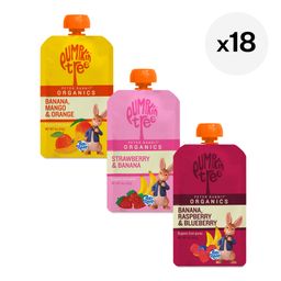 Peter Rabbit Puree Pouches Variety Pack, Fruit
