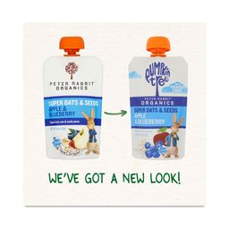 Prebiotic Super Oats & Seeds Pouches, Apple & Blueberry