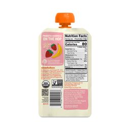 Prebiotic Super Oats & Seeds Pouches, Banana & Strawberry