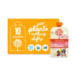 Prebiotic Super Oats & Seeds Pouches, Banana & Strawberry