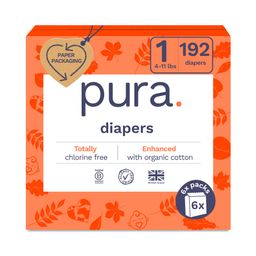 Super Soft & Sensitive Diapers, Size 1