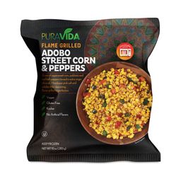 Flame Grilled Adobo Street Corn & Peppers